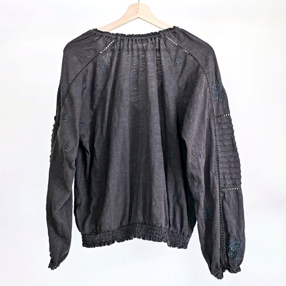 Lucky Brand Peasant Top Size M - Picture 2 of 5